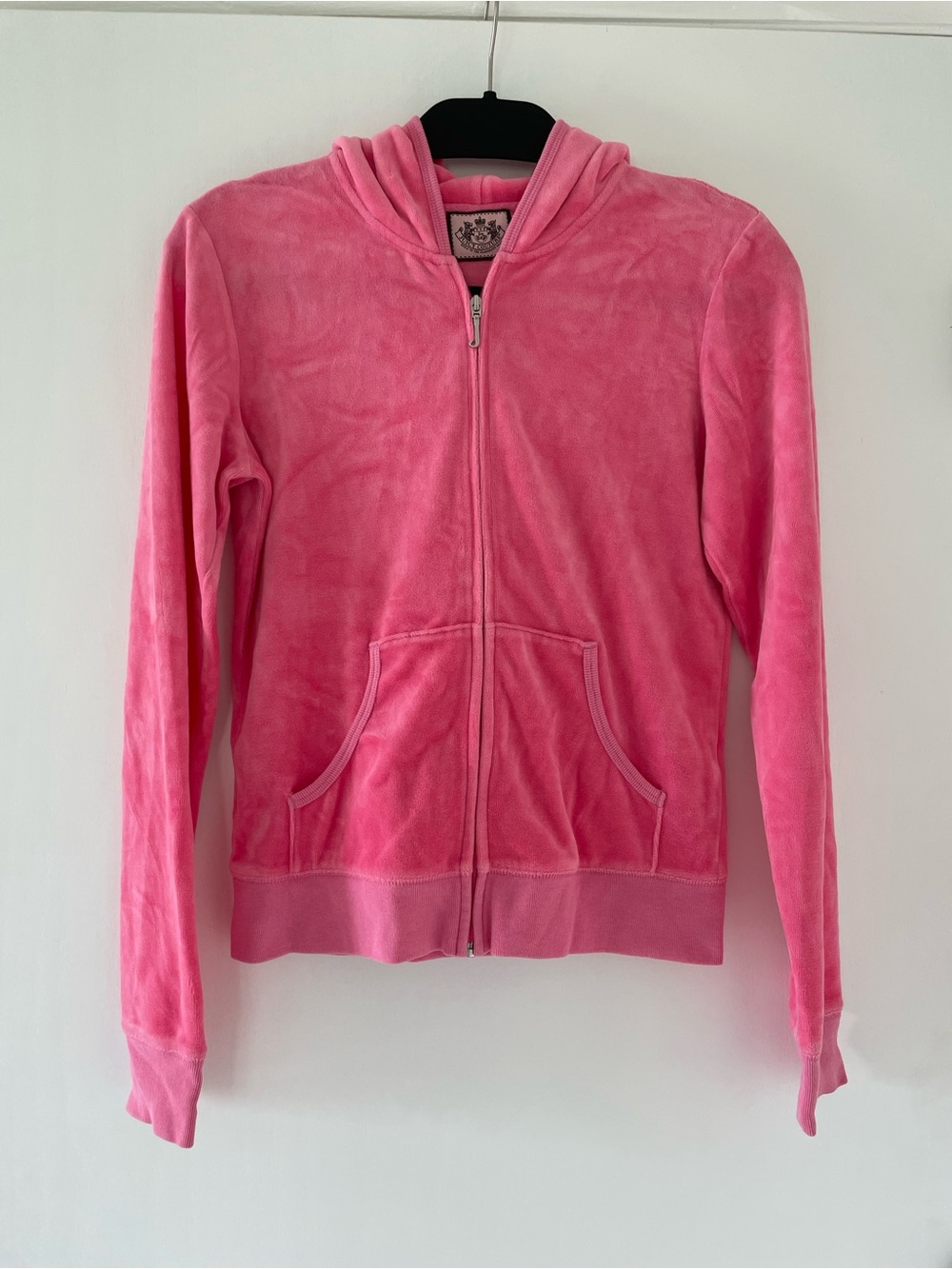 Juicy Couture Pink Velour Zip Hoodie